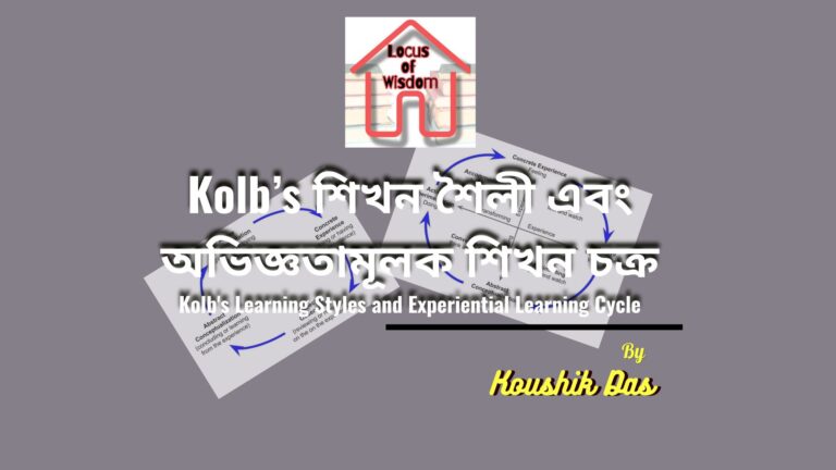 Kolb’s শিখন শৈলী এবং অভিজ্ঞতামূলক শিখন চক্র | Kolb’s Learning Styles and Experiential Learning Cycle