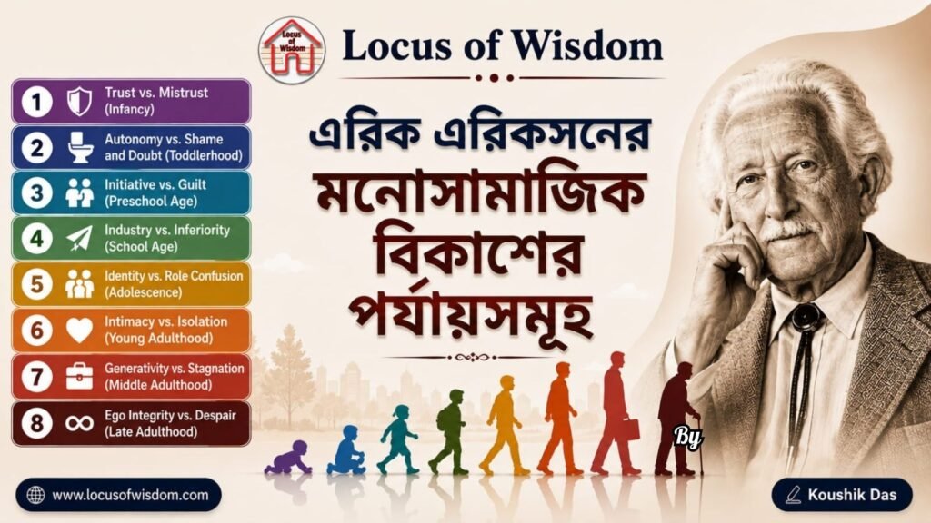 এরিক এরিকসনের মনোসামাজিক বিকাশের পর্যায়সমূহ | Erik Erikson’s Stages of Psychosocial Development